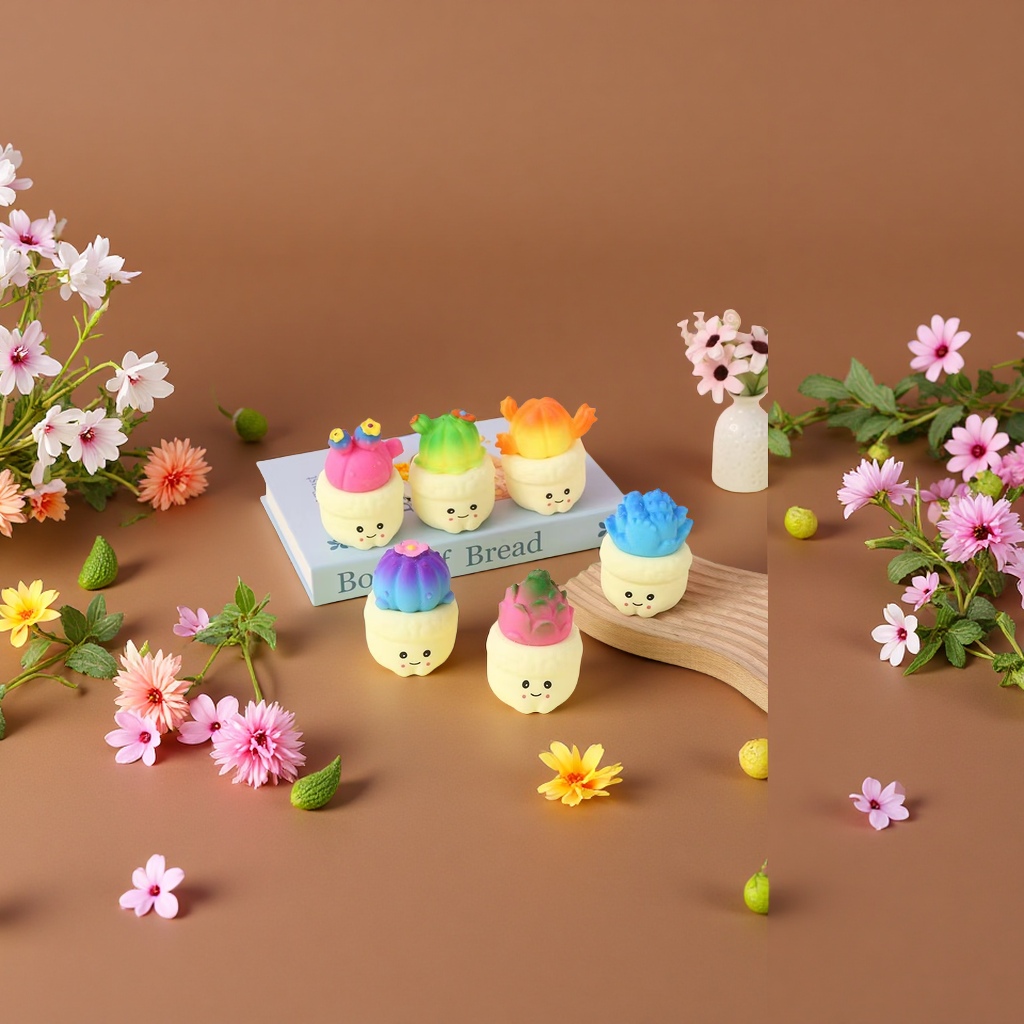 Cactus Pinch Fun Stress-relieving toy Squeeze Trendy puzzle toy Relieve stress Hand relaxation leisure toy Specification image