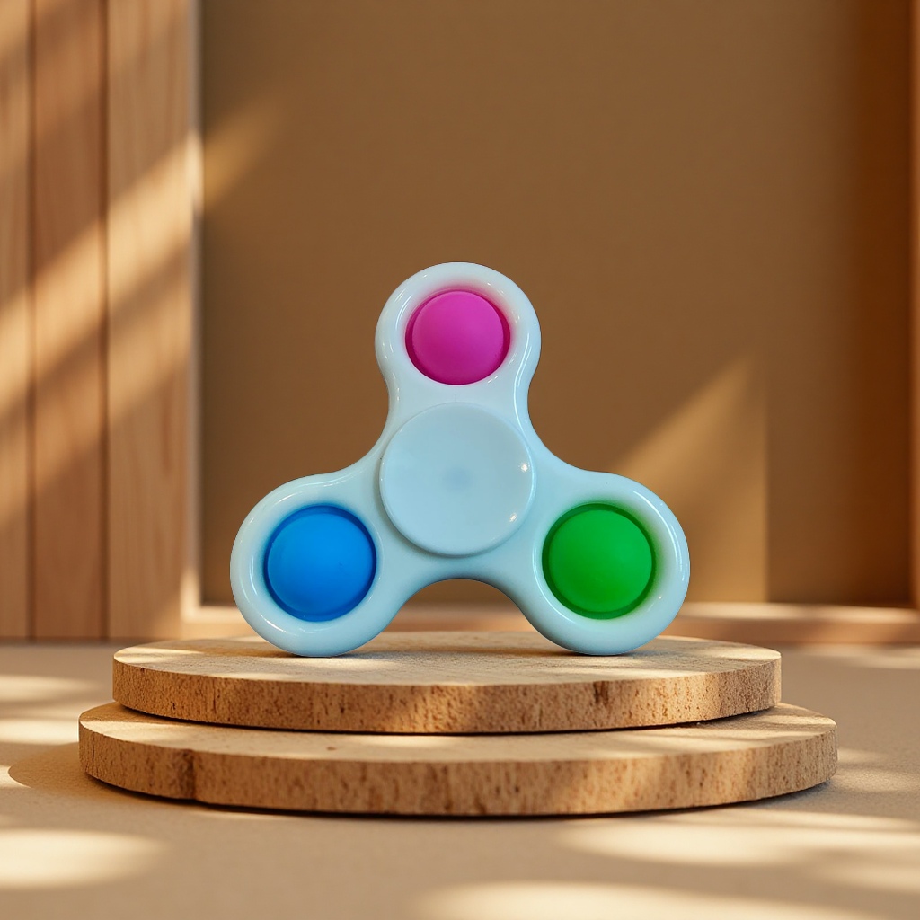 Wholesale three-leaf bubble fidget spinners, finger spinning toys, traditional sports and leisure entertainment Item Picture