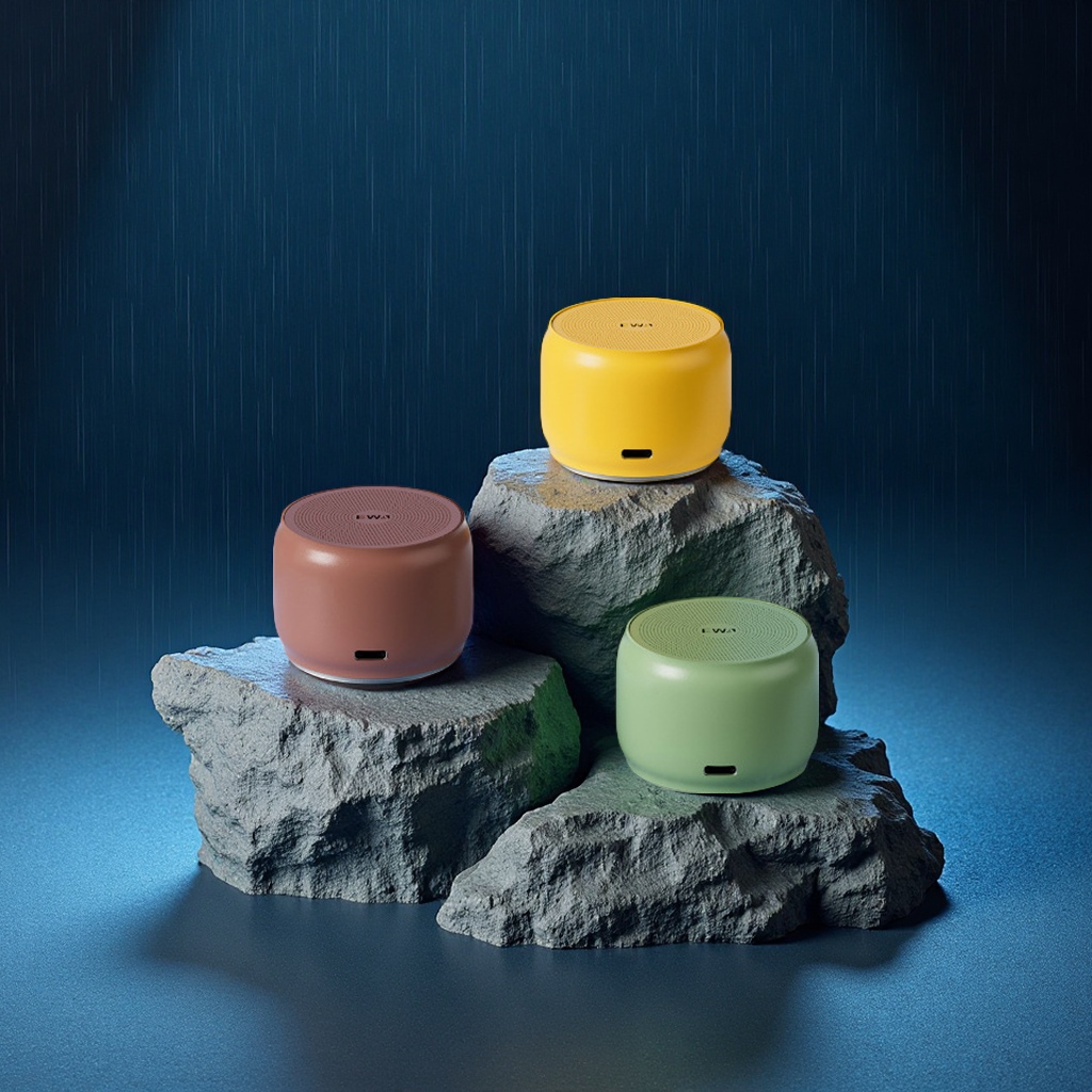 EWA音为爱A126迷你金属蓝牙音箱高音质重低音户外车载防水大音量家用影音娱乐