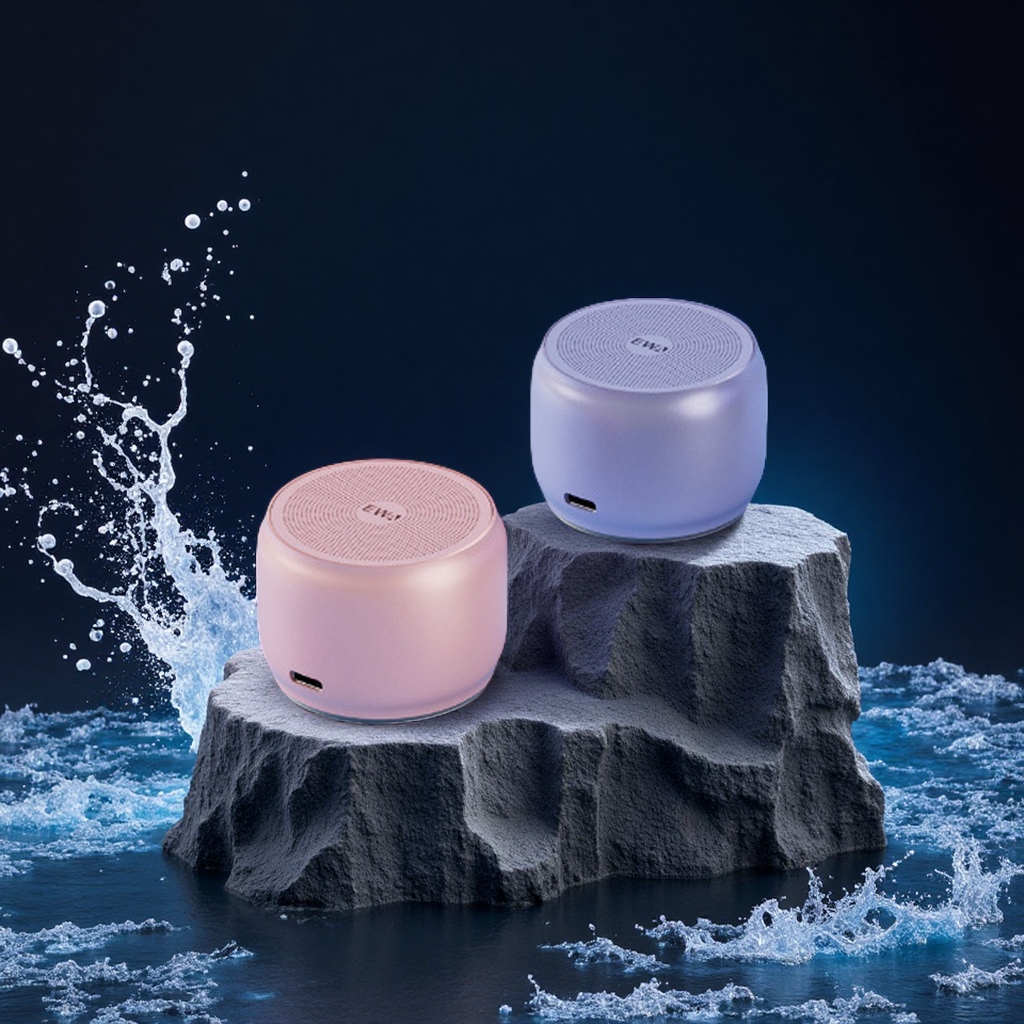 EWA Sound for Love A126 Mini Metal Bluetooth speaker features high sound quality, deep bass, outdoor car water resistance, large volume, and home audio-visual entertainment details Picture