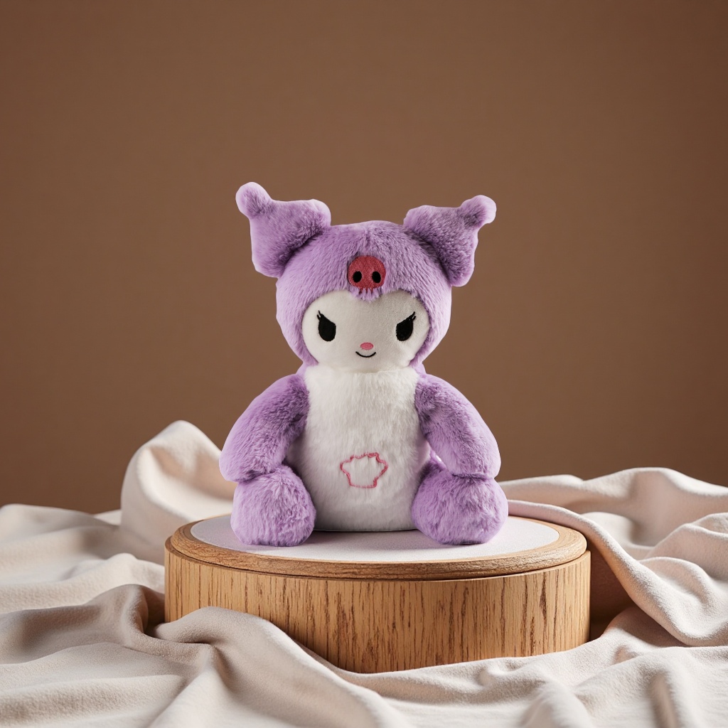 Breathing little otter plush toy, infant and toddler soothing doll manufacturer, direct hair soft pillow, children's doll details Picture