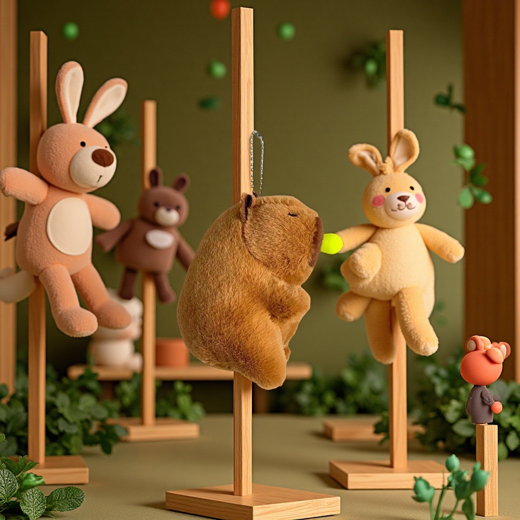 精品抓娃娃机卡皮巴拉水豚毛绒玩偶夹机布娃娃可爱公仔玩具 Item Picture