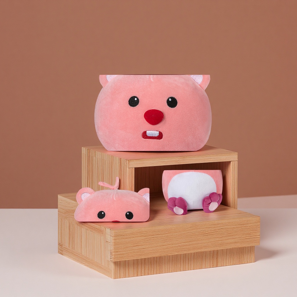 Little Beaver Mini plush dolls for couples, factory-delivered fabric dolls, throw pillows, plush toys Specification image