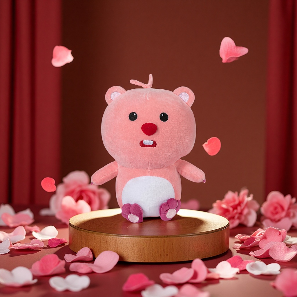 Little Beaver Mini plush dolls for couples, factory-delivered fabric dolls, throw pillows, plush toys Item Picture