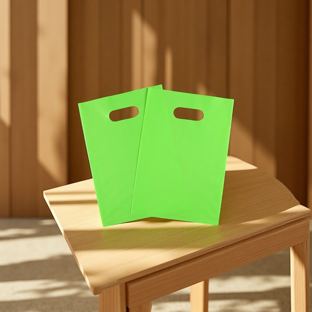 塑料手提袋实物图