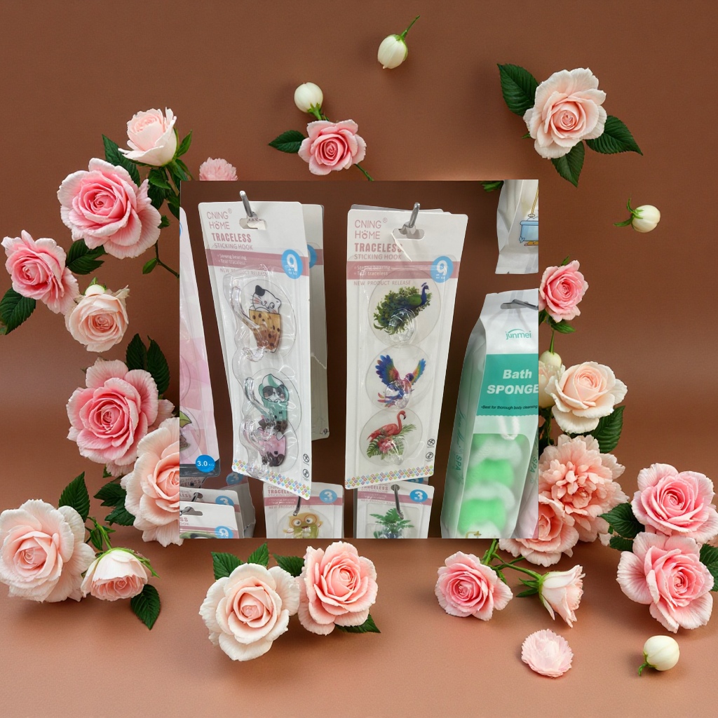 学生挂钩多功能墙壁粘钩免钉可移除儿童房书包衣帽挂钩实用贴粘式挂钩