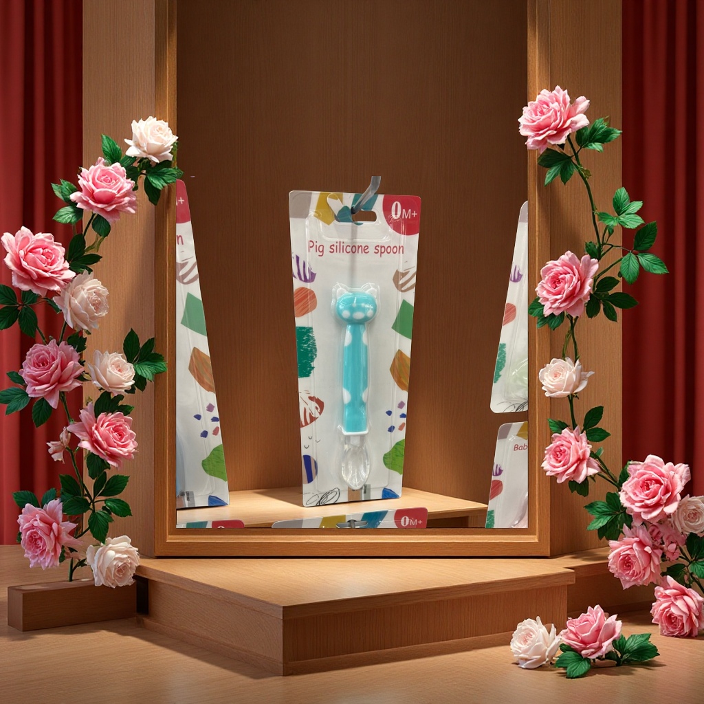 婴儿勺宝宝辅食喂养勺儿童防滑防漏婴幼儿训练勺婴儿用品