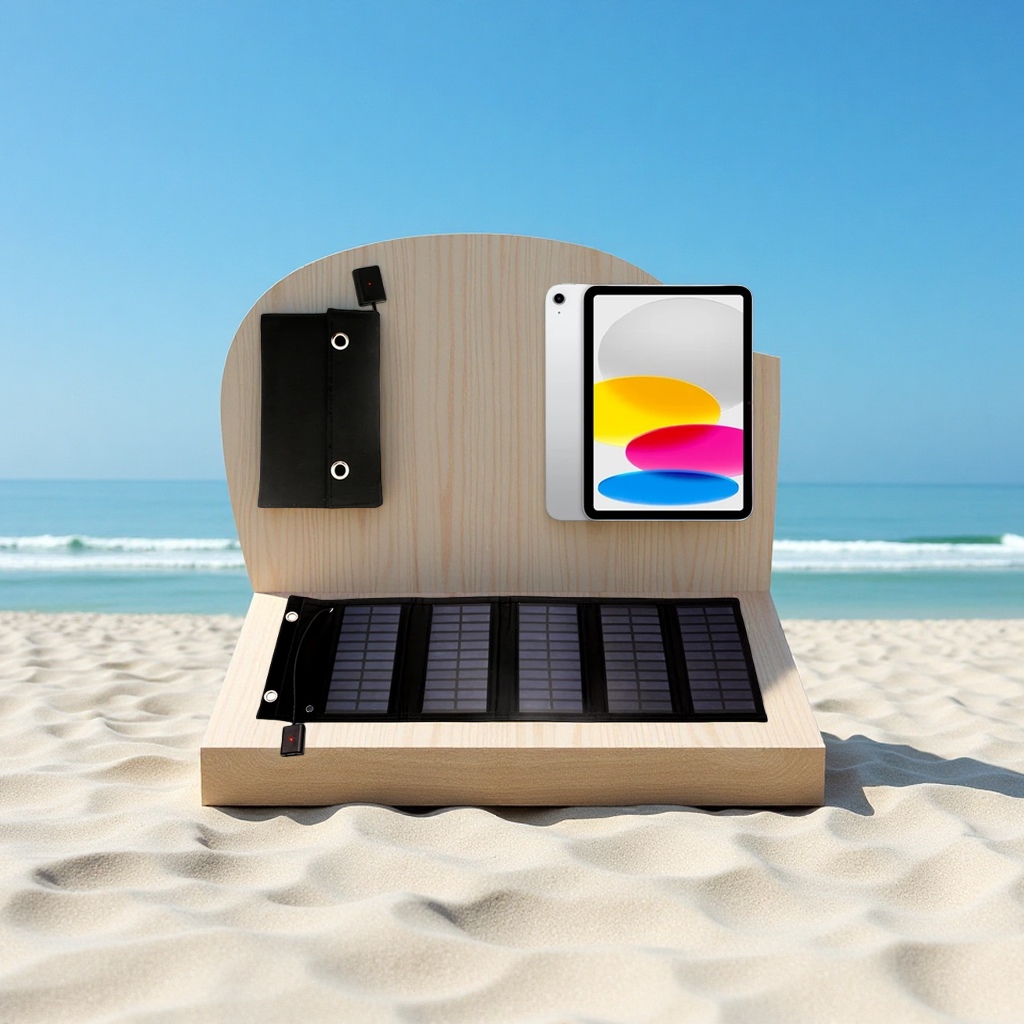 Factory direct sales of cross-border best-selling solar folding bags, mini portable hand-held charging boards, electrical and electronic products, solar cell modules Specification image