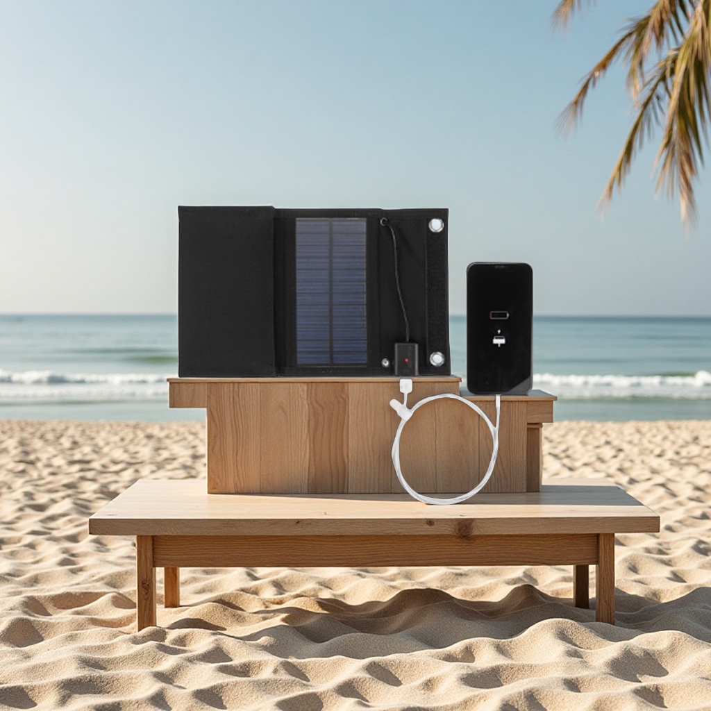 Factory direct sales of cross-border best-selling solar folding bags, mini portable hand-held charging boards, electrical and electronic products, solar cell modules Application Scenario