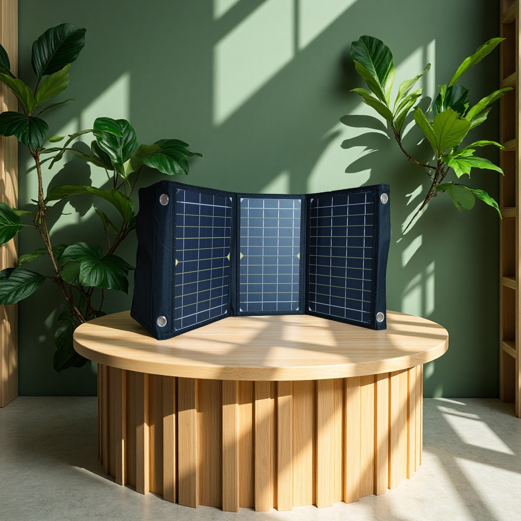 New 21W monocrystalline solar folding portable outdoor power charging board, outdoor emergency electrical and electronic solar cell module