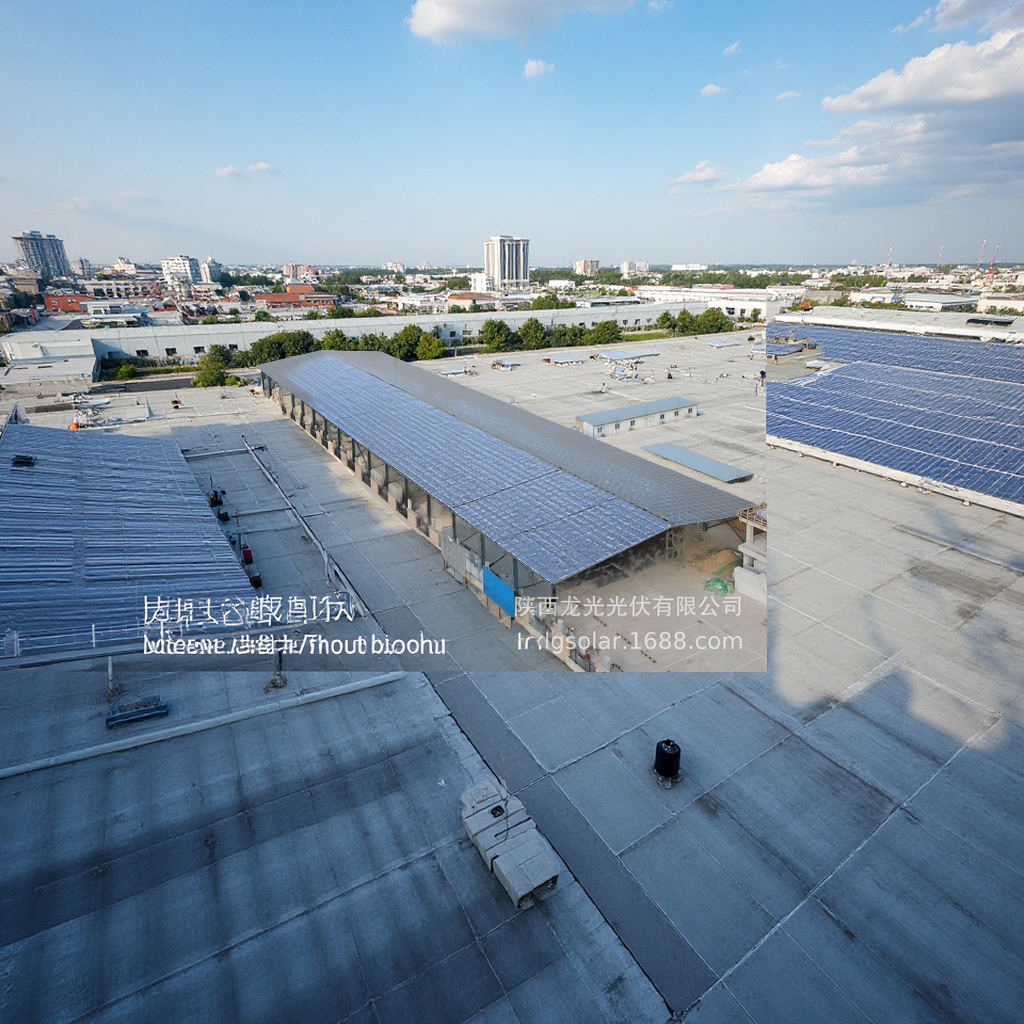 1MW monocrystalline photovoltaic system for industrial and commercial plants, 380V solar power generation panels, enterprise self-use battery modules