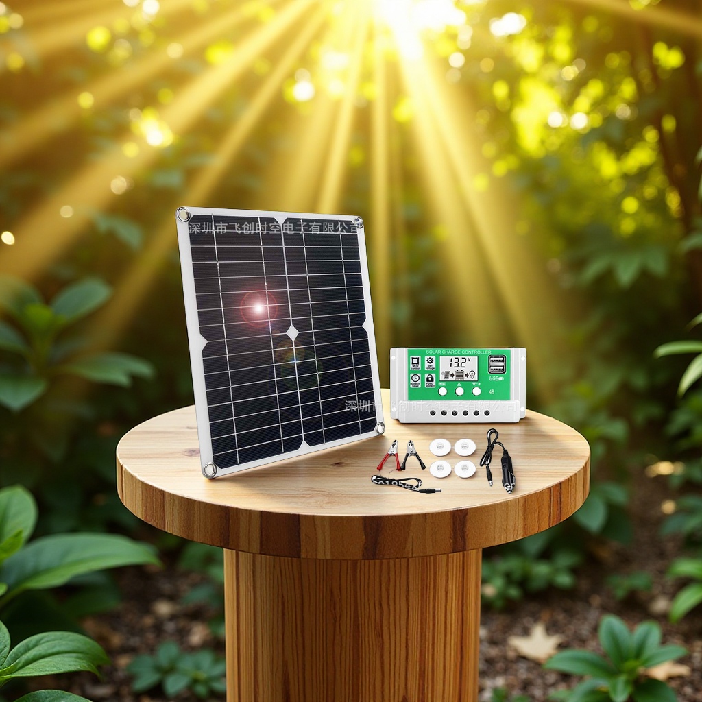 The 40W18V monocrystalline silicon solar panel outdoor mobile controller is suitable for electrical and electronic solar modules