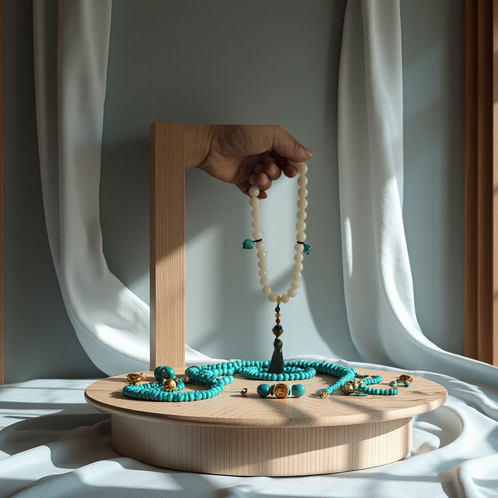 Handmade DIY scattered and beaded jewelry accessories, pearl letters, wooden beads, multi-color decoration details Picture