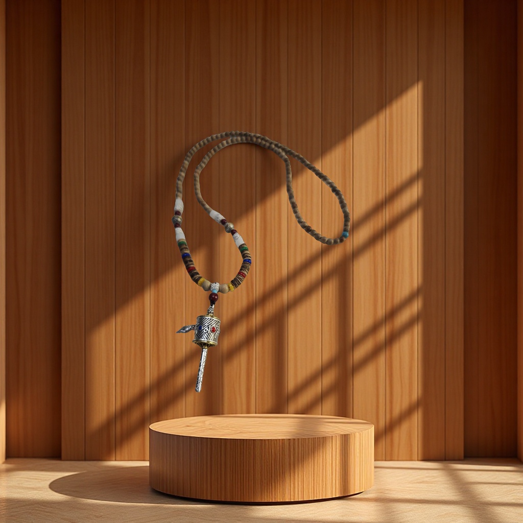 Starney long, simple sweater chain, Moroccan 18-strand thread fashionable and versatile women's necklace accessory details Picture