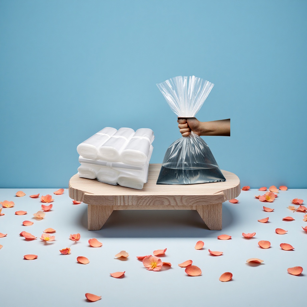 高压透明PE平口袋塑料包装袋防潮内膜印刷logo加厚加大耐用包装袋