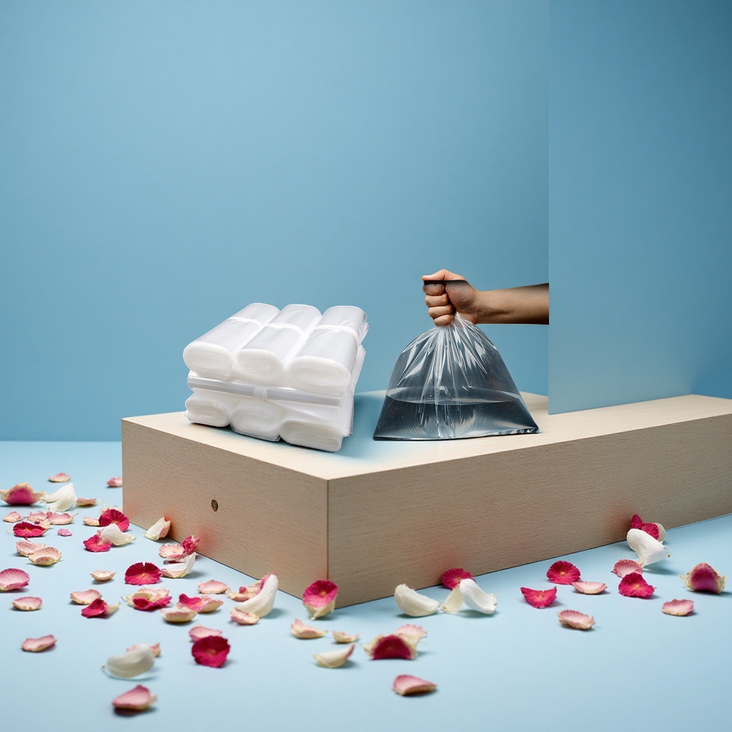 透明PE平口袋高压加厚防潮塑料包装袋内膜印刷logo食品袋