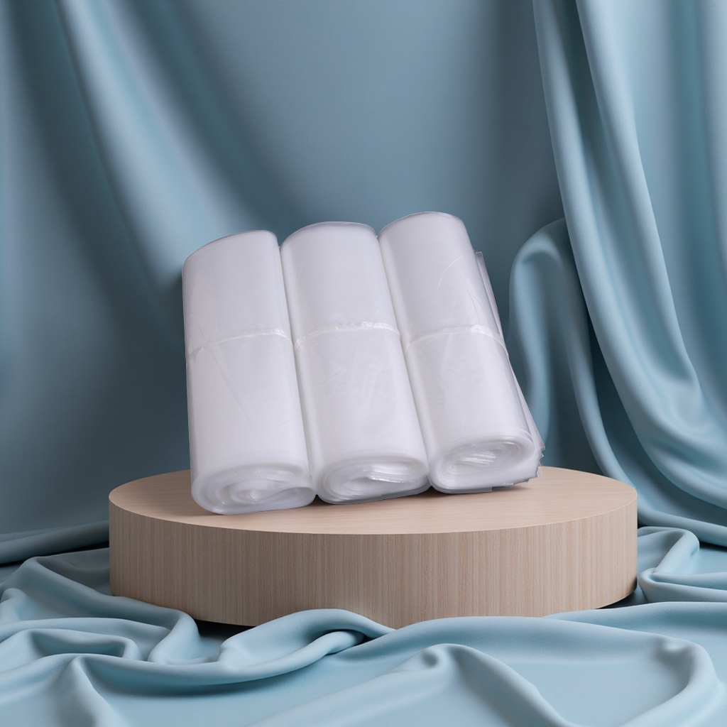 The inner membrane of the high-pressure transparent PE flat bag moisture-proof plastic packaging bag is printed with a logo, thickened and enlarged, suitable for other plastic film bags Item Picture