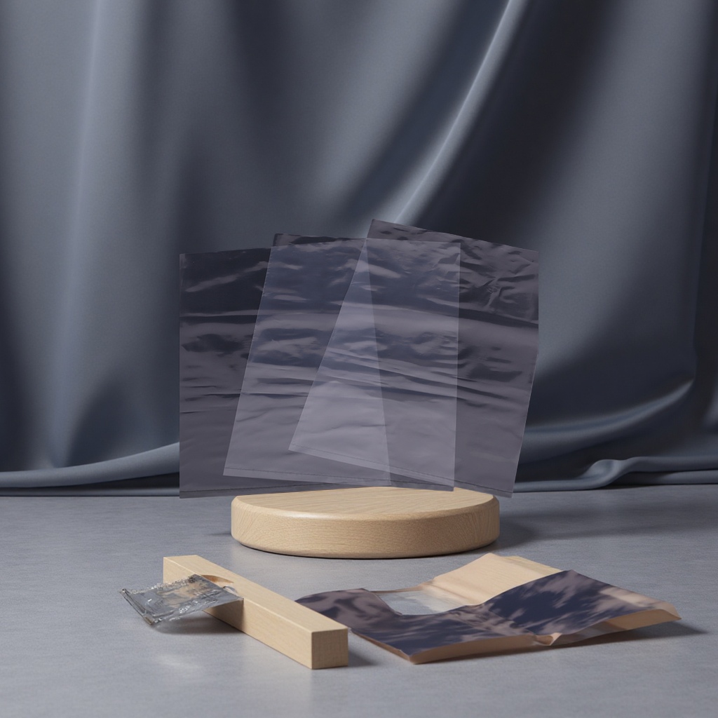 High-pressure transparent PE flat bag moisture-proof inner film printed logo thickened and enlarged plastic packaging bag, other plastic films details Picture