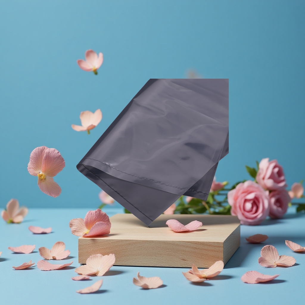 High-pressure transparent PE flat bag moisture-proof inner film printed logo thickened and enlarged plastic packaging bag, other plastic films Application Scenario