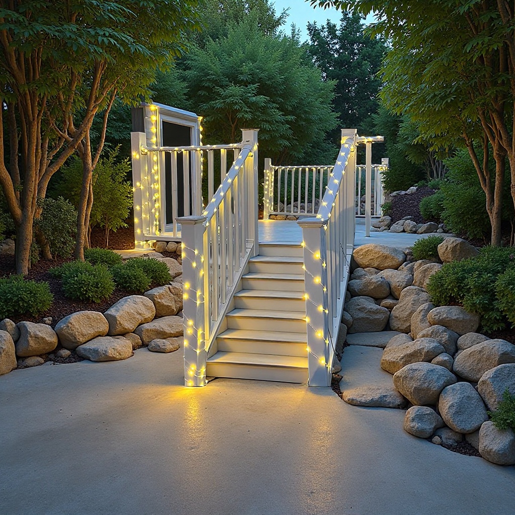 Solar LED light strings, outdoor courtyard leather line lights, Christmas tree atmosphere colored lights, starry sky decorative lights, lighting fixtures Application Scenario