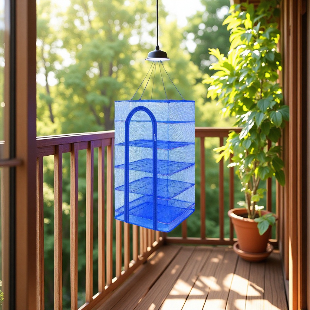 多功能晒网晒干网晾晒网防虫晒鱼菜网晒干笼晒鱼笼家用晾衣架通用百货