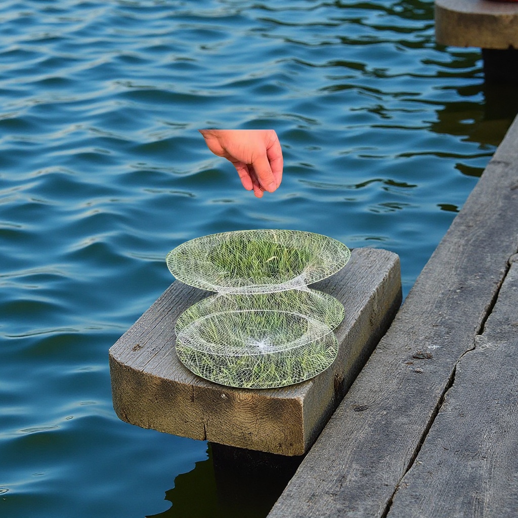 White small folding shrimp fishing cage, crayfish net, crab fishing cage, simple shrimp fishing gear, agricultural tools Specification image