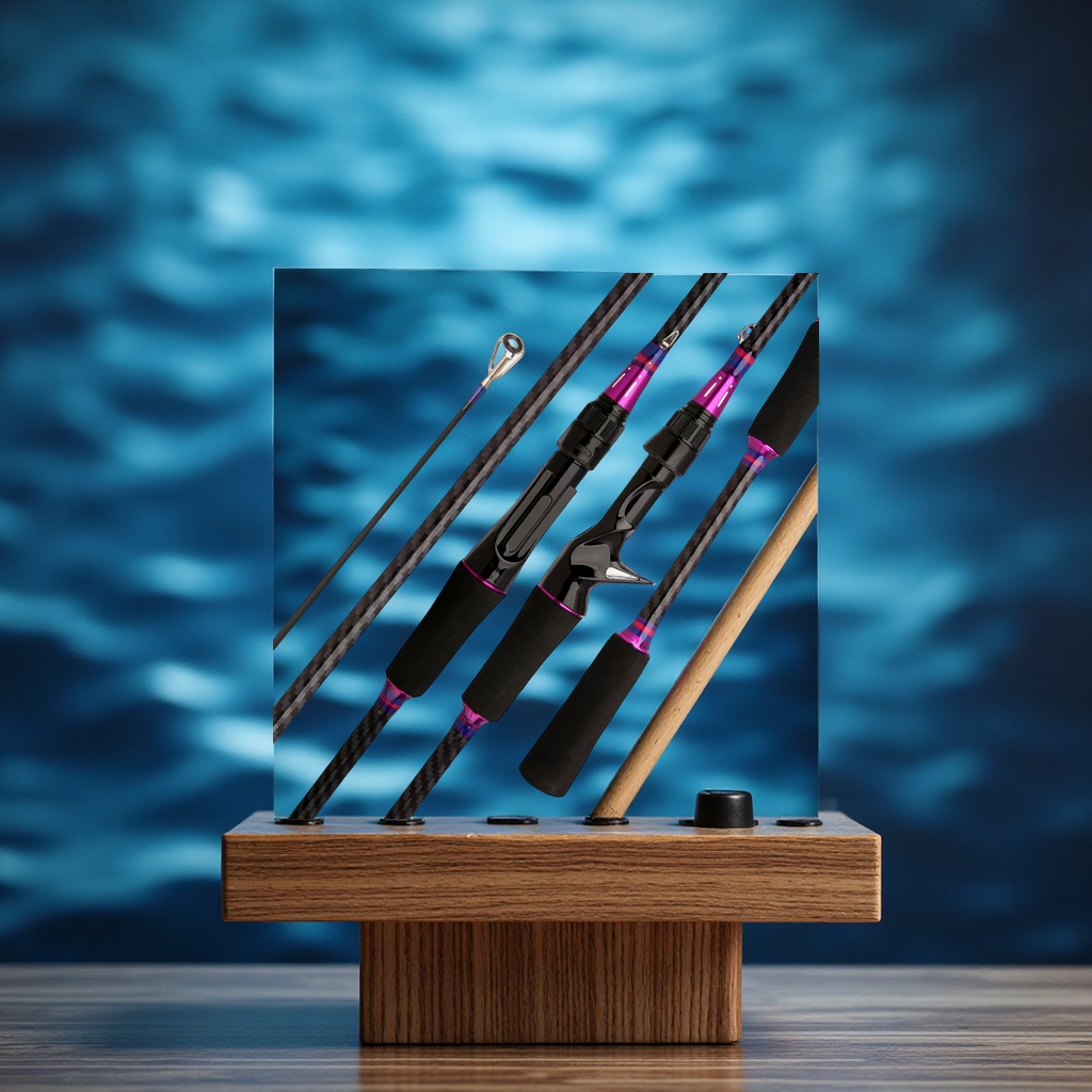 跨境爆款路亚竿直柄枪柄钓鱼竿远投翘嘴碳素钓鱼用品