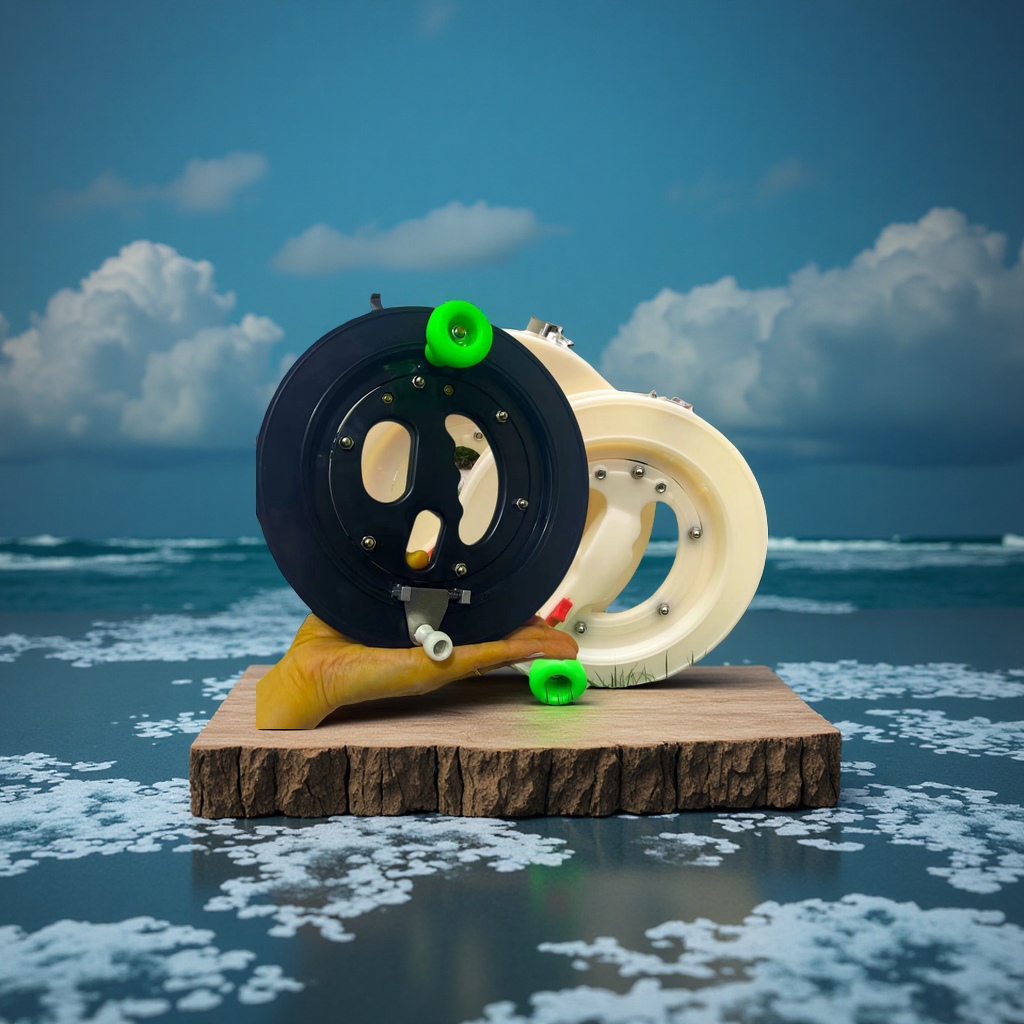 ABS barco pesca wheel mano grip kite wheel sea line wheel mano enredador de línea artículos de pesca pesca de línea wheel deportes al aire libre Item Picture