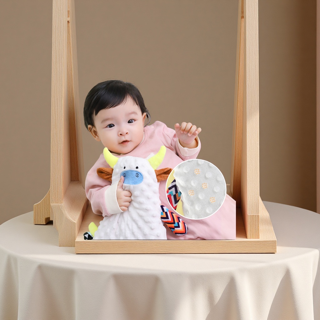 哄睡神器宝宝舒适/婴儿玩具/小天乐萌趣早教揺铃产品图