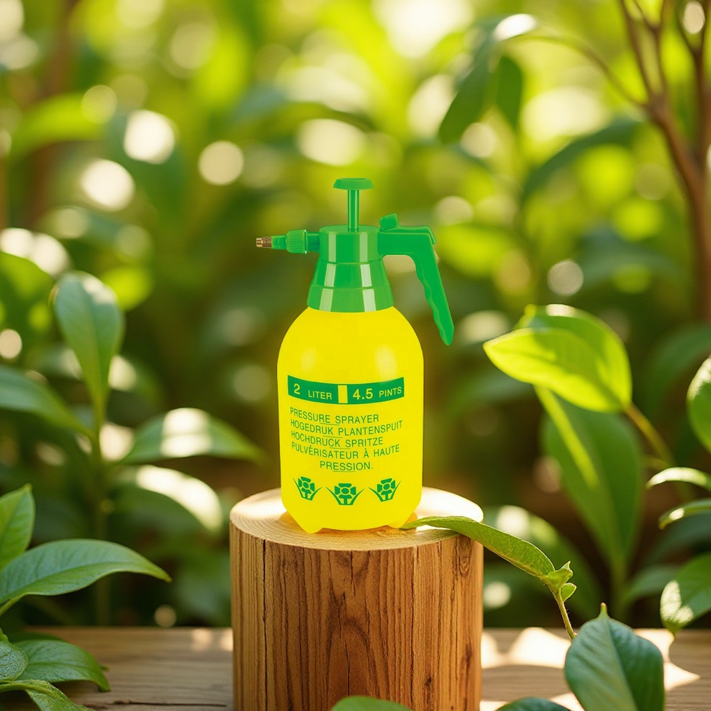 园艺喷壶2L气压式塑料浇水壶园艺喷雾器阳台园艺工具喷壶喷水瓶五金工具