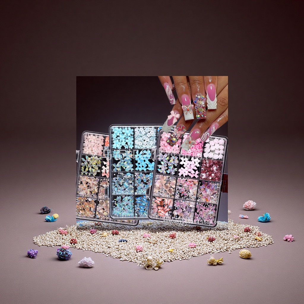 美甲饰品实物图