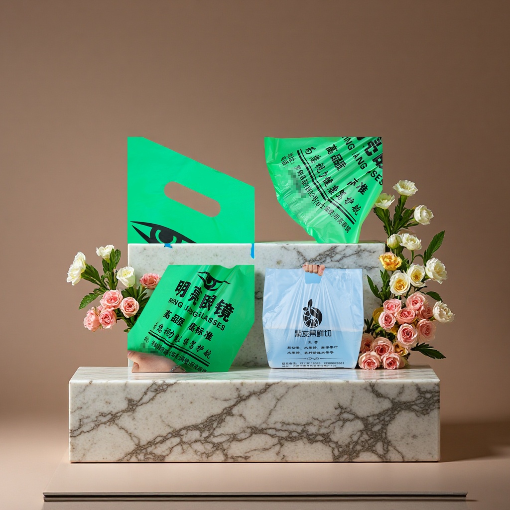 塑料手提袋实物图