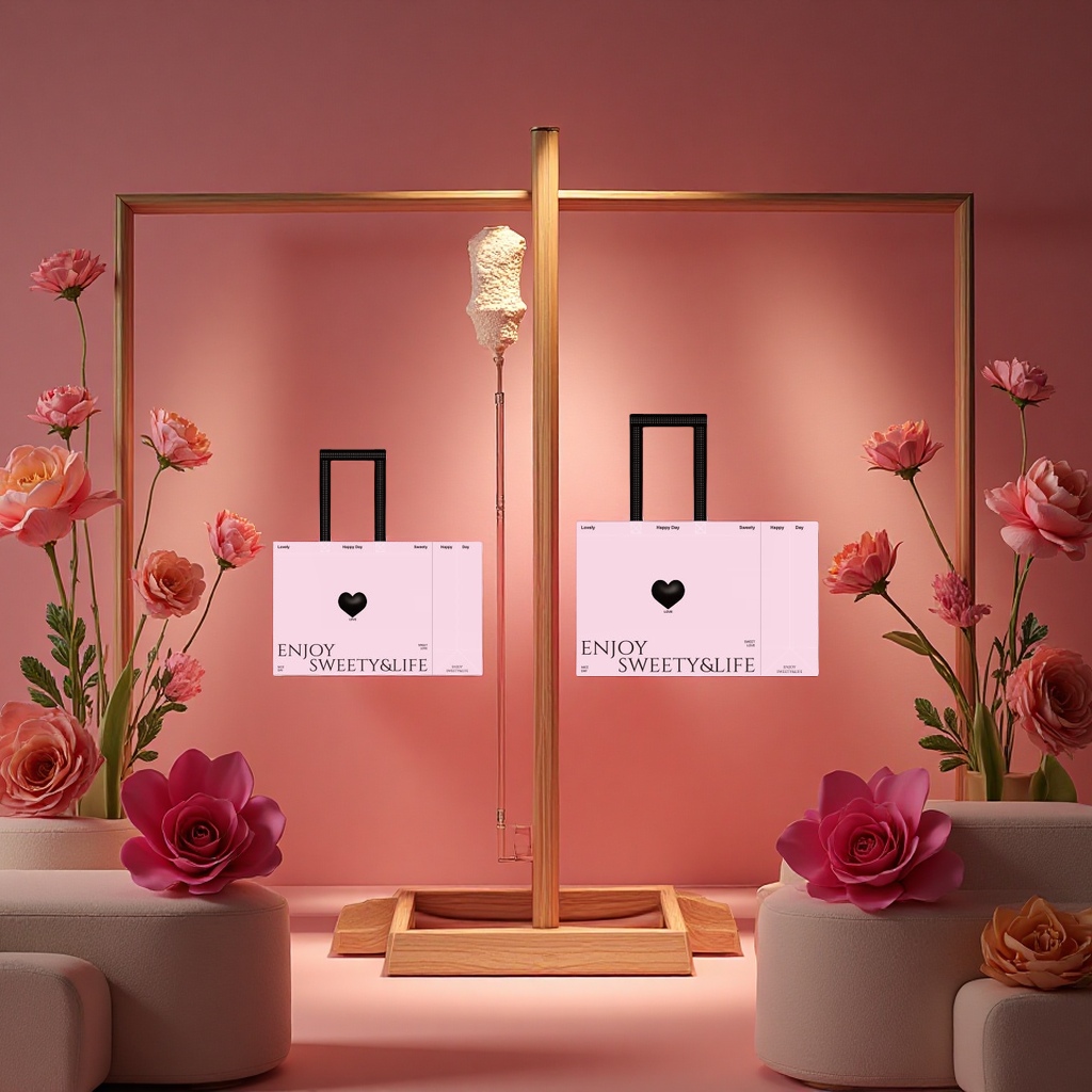 塑料手提袋实物图