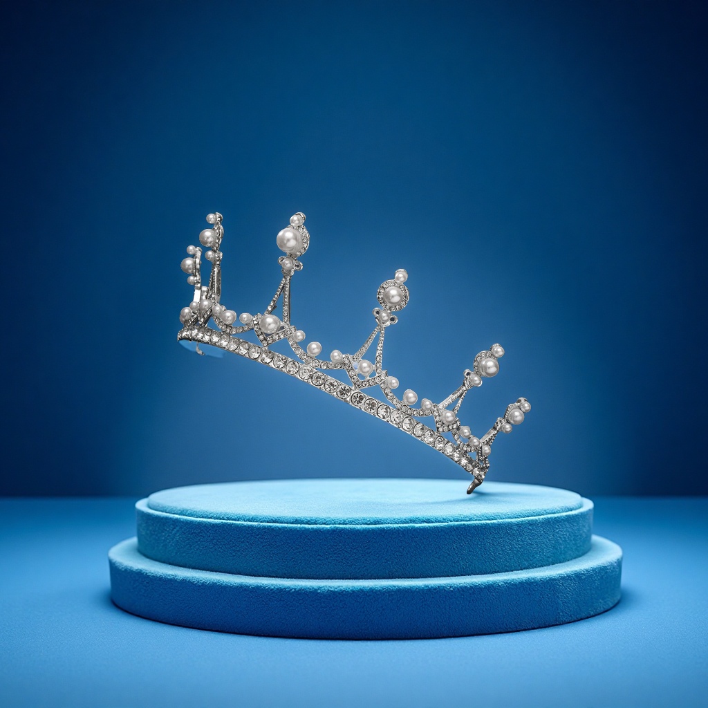 Children's princess, crown hair clips, hair bands, girls' headwear, performance accessories wholesale, girls' headwear, crown fashionable hair accessories Specification image