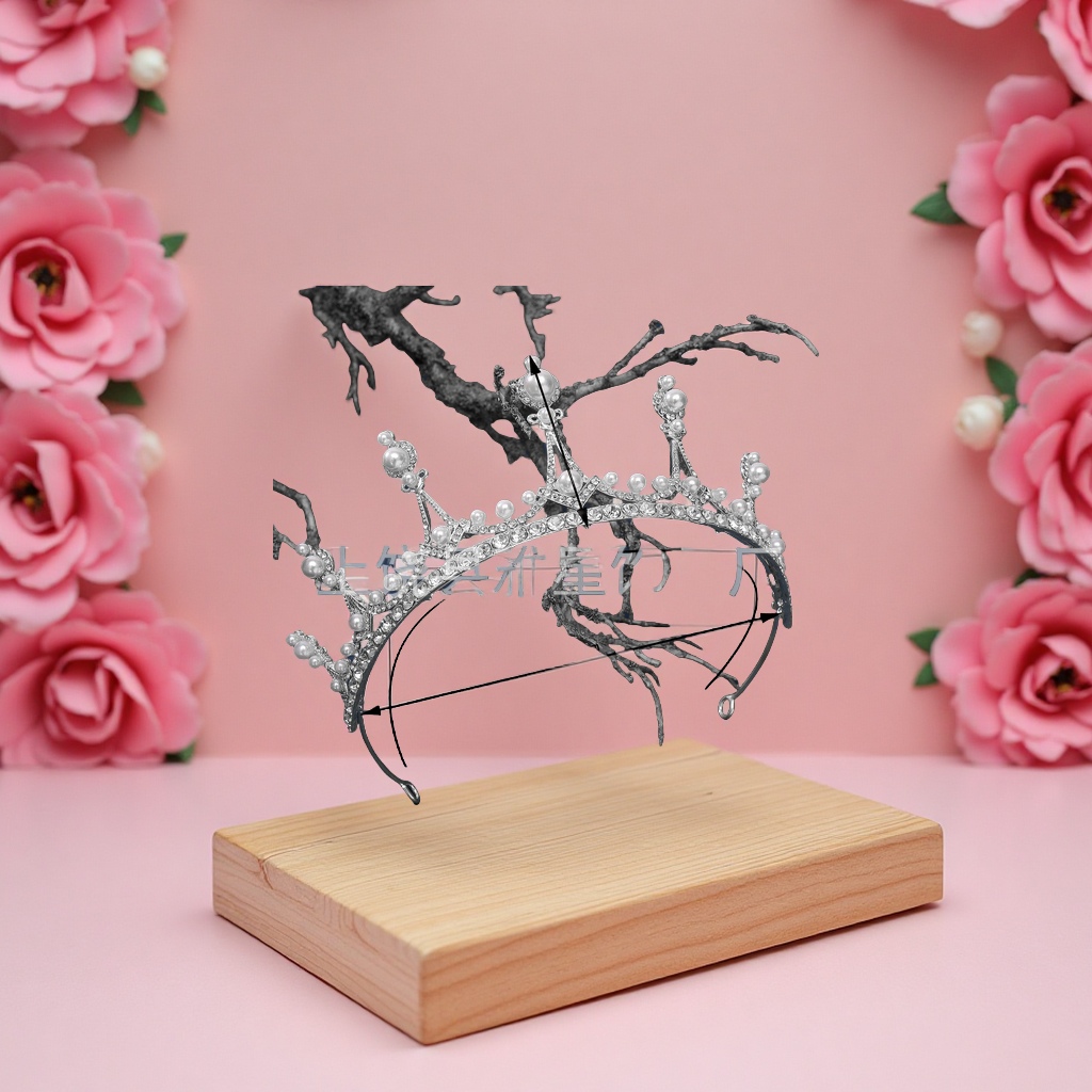 Children's princess, crown hair clips, hair bands, girls' headwear, performance accessories wholesale, girls' headwear, crown fashionable hair accessories Application Scenario