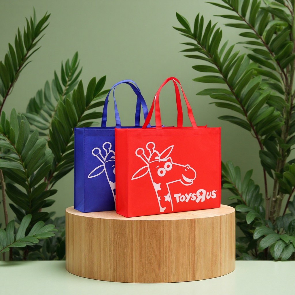 Customized foldable non-woven fabric handbags with logo printing, advertising and promotional shopping bags, eco-friendly laminated gift bags, and customized packaging plastic packaging bags Item Picture