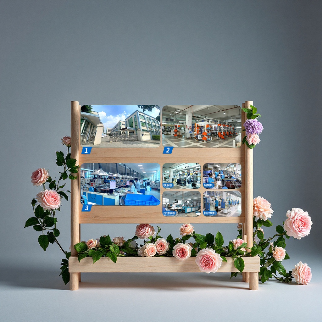 Thickened hand-held plastic bags, flat-mouthed gift packaging bags, printed logo four-finger clothing shopping bags, plastic packaging bags Application Scenario