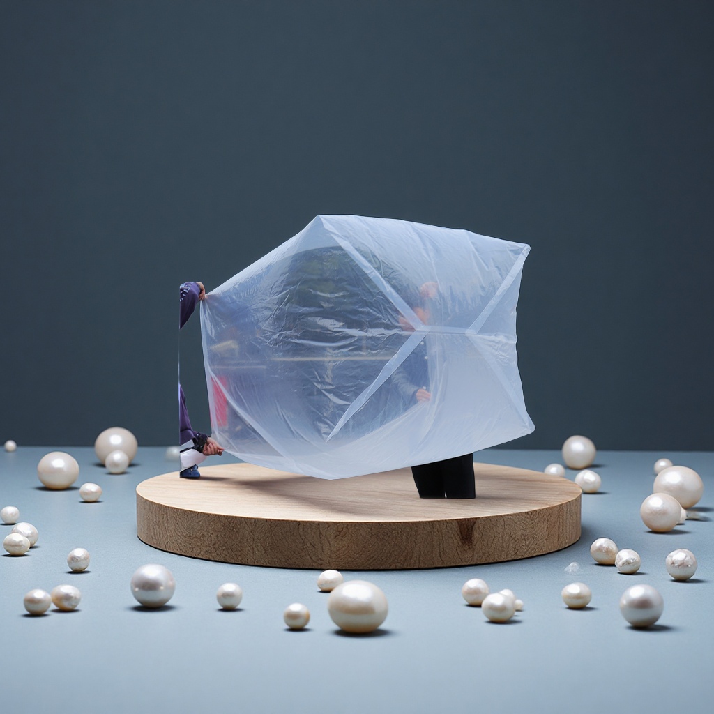 定制PE四方束口袋立体纸箱内膜袋防尘防潮加厚超大透明方底包装塑料食品袋