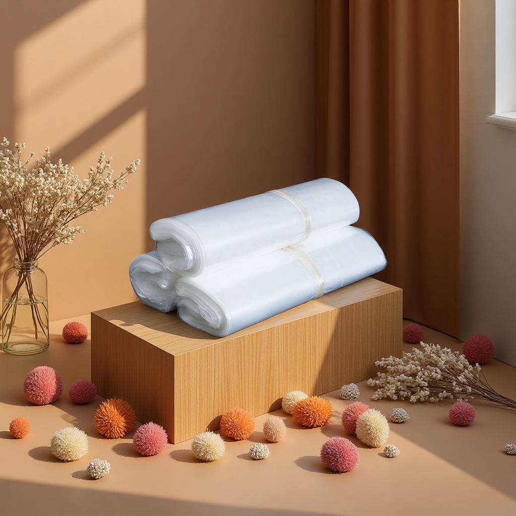 High-pressure PE flat-mouth large transparent thickened quilt storage moisture-proof and dust-proof plastic bag packaging bag plastic film bag