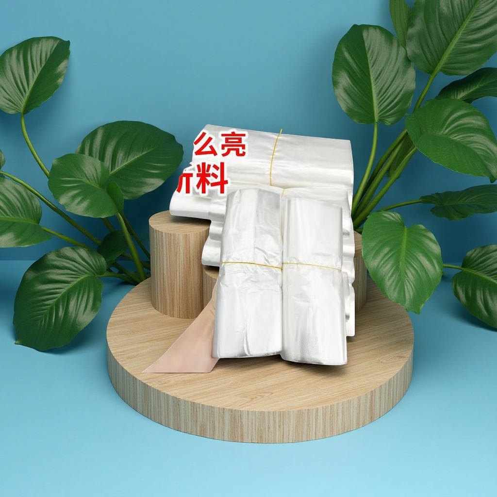 食品级白色塑料袋批发一次性透明外卖打包手提背心包装袋子便携袋