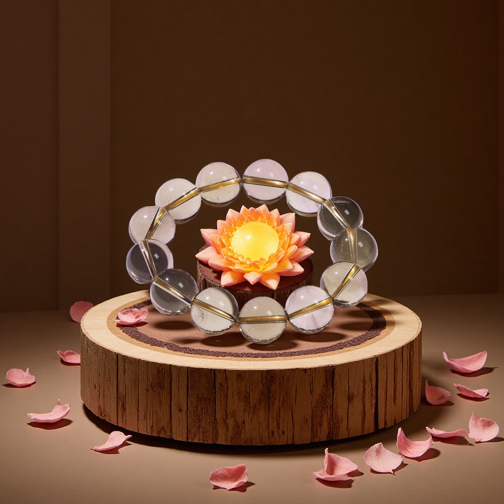 水晶水晶球天然水晶摆件手工饰品水晶手串多彩水晶饰品礼品详情图1