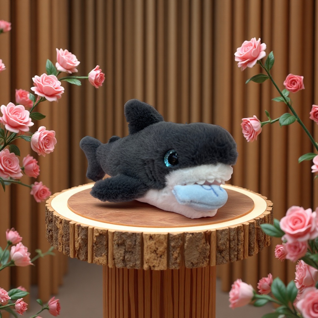 海洋鲨鱼毛绒玩具可爱软萌儿童玩偶抱枕布娃娃礼物趣味玩具