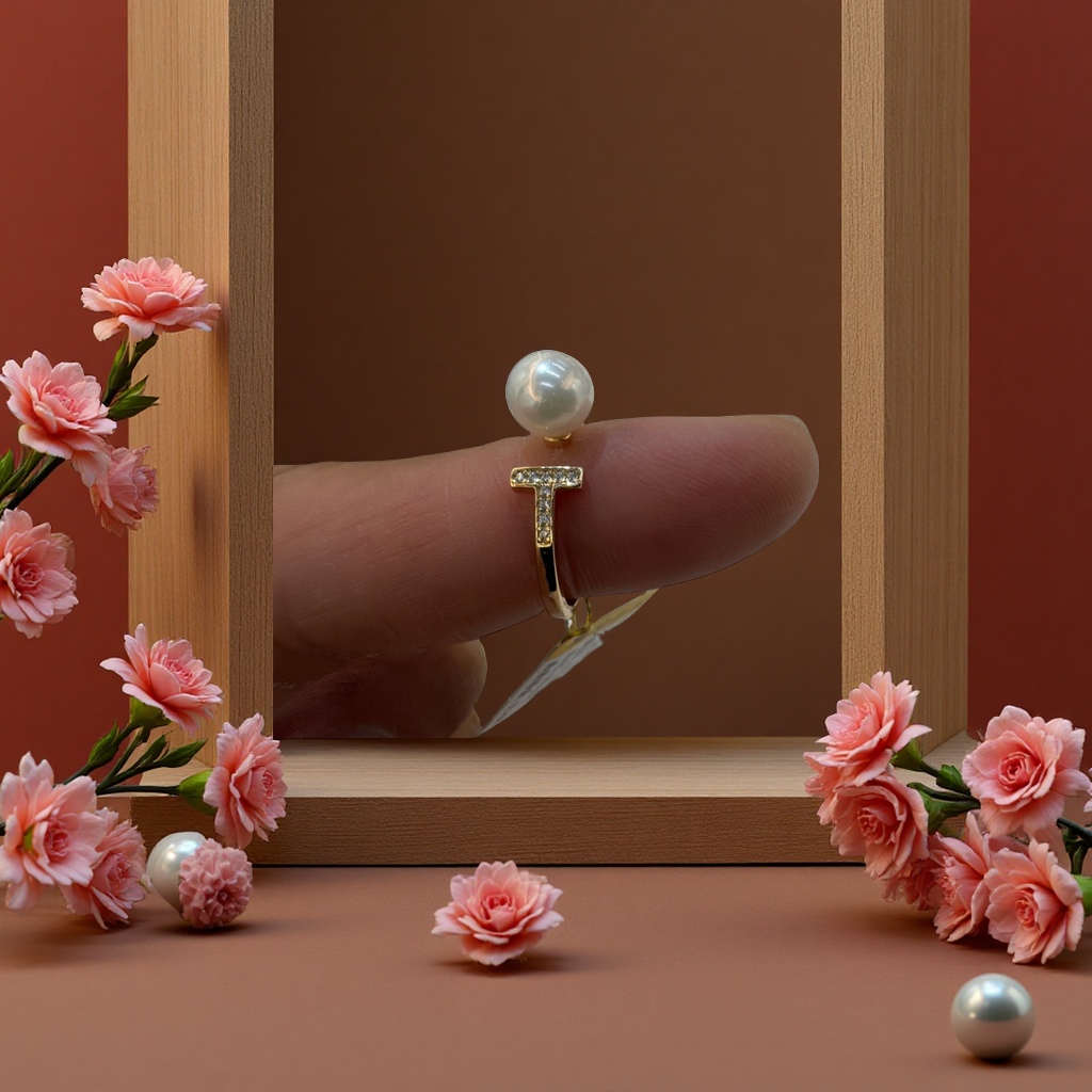 海水真多麻双珠戒指大溪地s925银海水珍珠澳白akoya海水kesi海水大溪地珠饰品