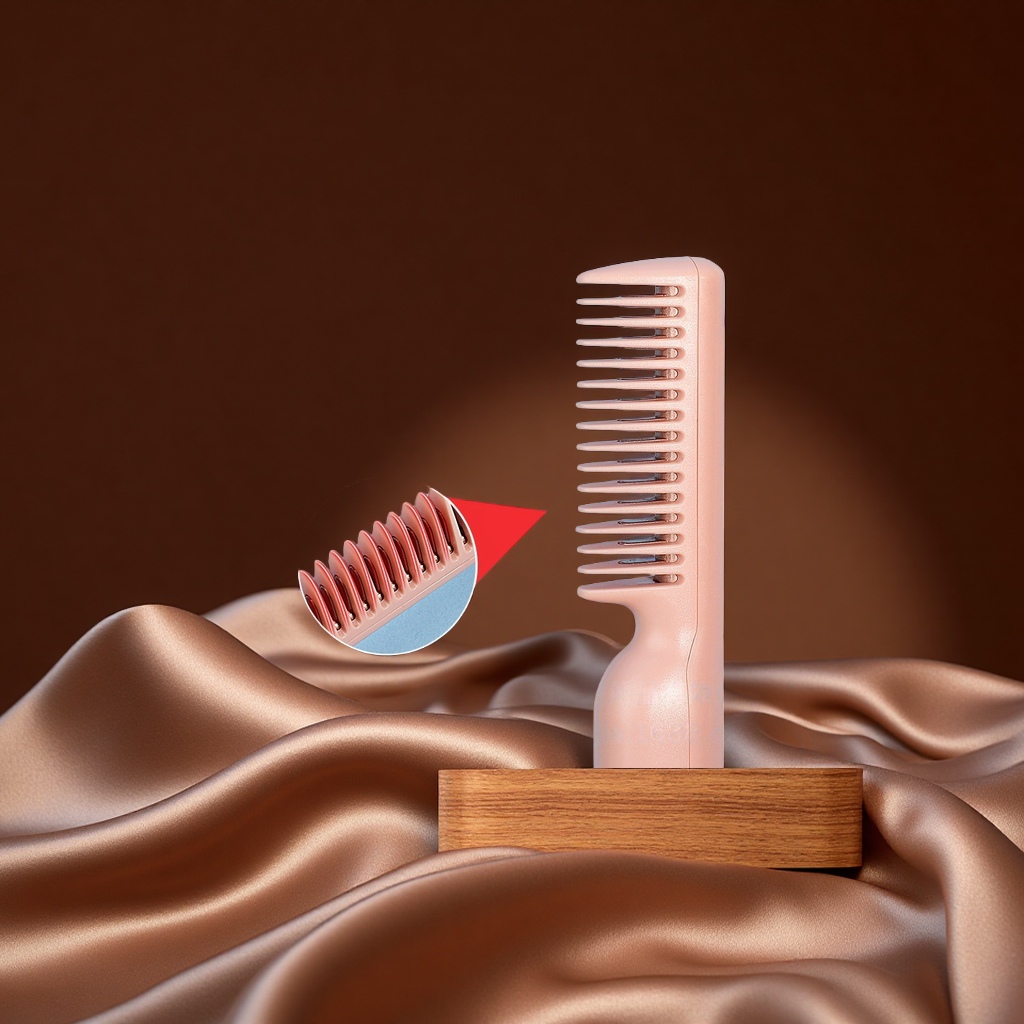 Cross-Border Wireless Lazy Person's Hair Straightening Comb, Mini Portable High Head And Top Dual-Purpose Hair Straightening Clip, Hair-Safe Styling Household Appliance Specification drawing