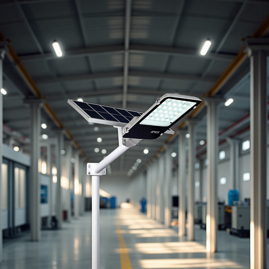 Estilo europeo al aire libre solar proyecto luz de calle al por mayor 6 metros de batería de litio LED integrated lighting pole fabricantes details Picture