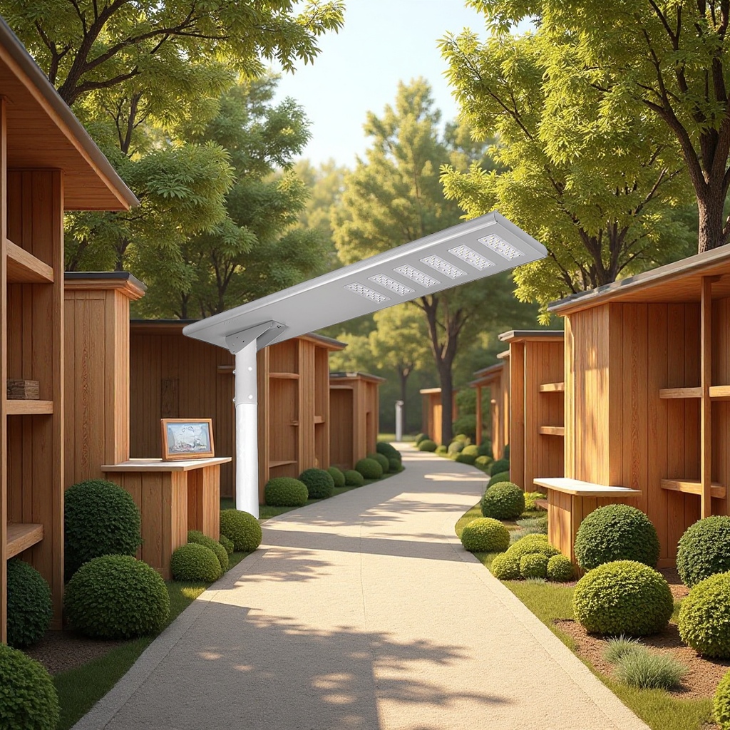 New rural waterproof sensor street lamps, integrated solar outdoor LED lighting, courtyard lamps and decorative lighting