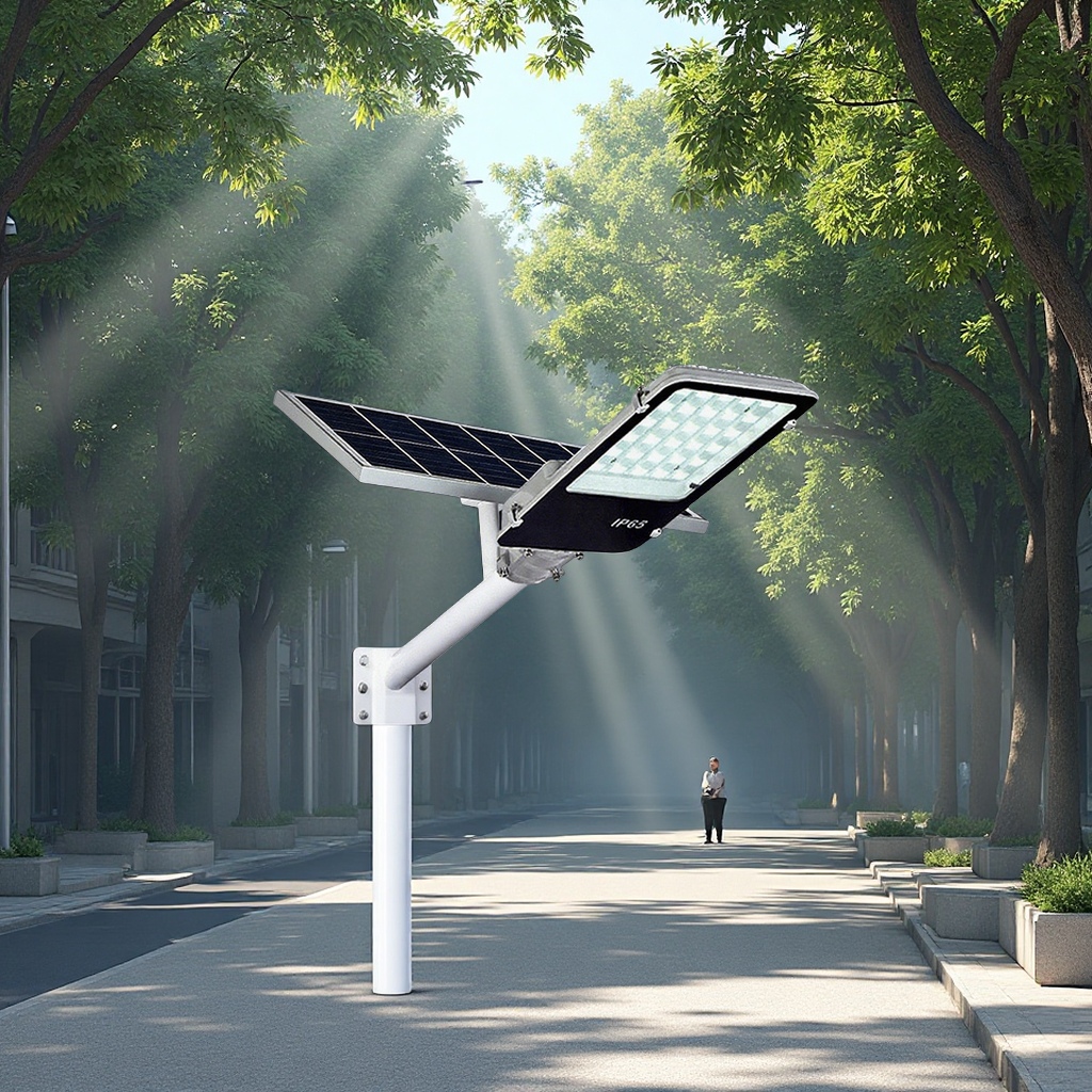 Estilo europeo al aire libre solar proyecto luz de calle al por mayor 6 metros de batería de litio LED integrated lighting pole fabricantes Specification image