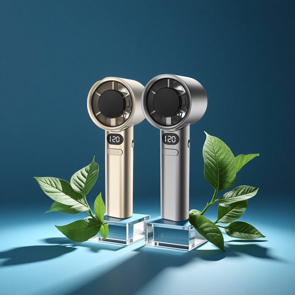 批发现货新款暴力涡轮充电USB迷你手持风扇宿舍高速家用电器两季电风扇