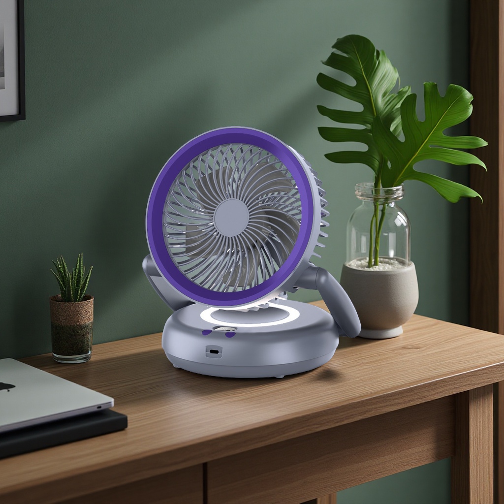 杨子空气循环扇/无叶风扇/落地扇/落地风扇白底实物图