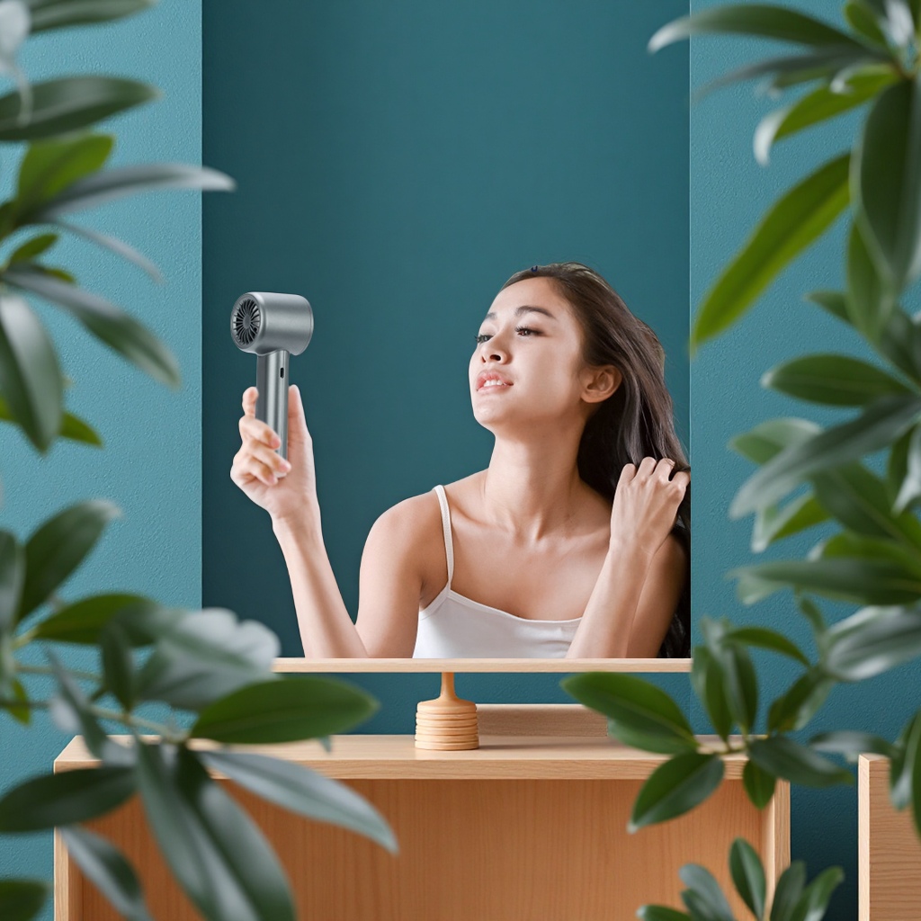 迷你手持扇/手持风扇/扇子折叠/喷雾风扇/小风扇细节图